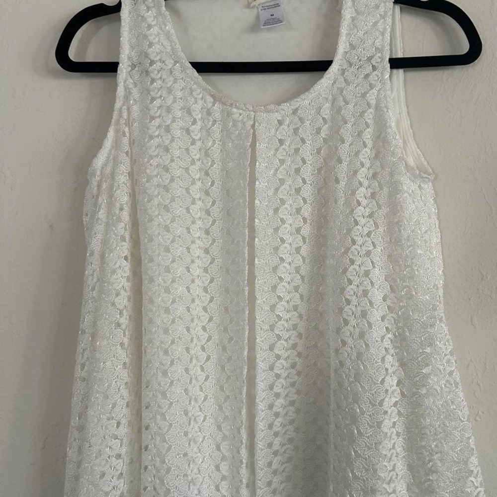 Coquette Whimsical Boho Lace Top by Brittany Black. Size M